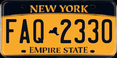 NY license plate FAQ2330