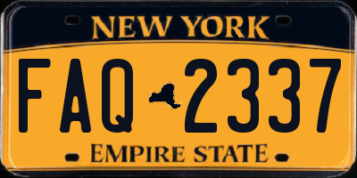 NY license plate FAQ2337