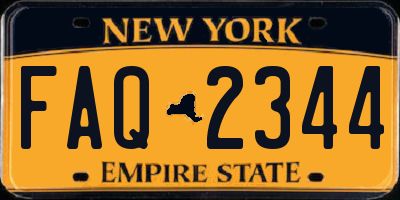NY license plate FAQ2344