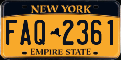 NY license plate FAQ2361