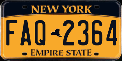 NY license plate FAQ2364