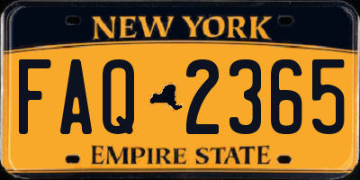 NY license plate FAQ2365