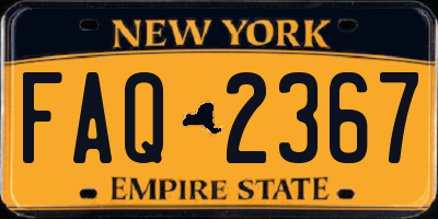 NY license plate FAQ2367