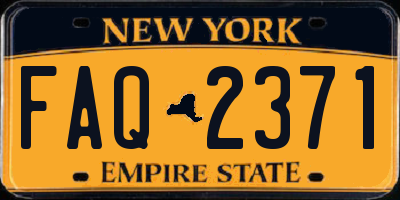 NY license plate FAQ2371