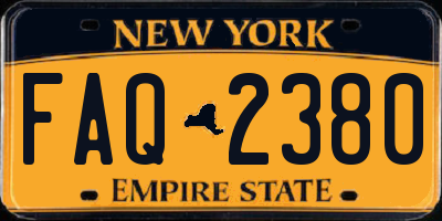 NY license plate FAQ2380