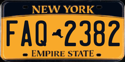 NY license plate FAQ2382
