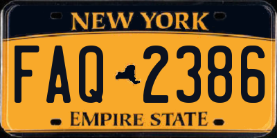 NY license plate FAQ2386