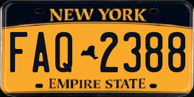 NY license plate FAQ2388