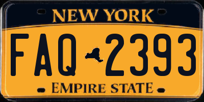 NY license plate FAQ2393