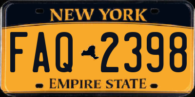NY license plate FAQ2398