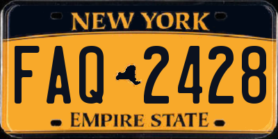 NY license plate FAQ2428