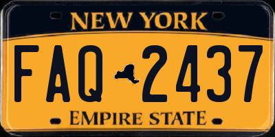 NY license plate FAQ2437