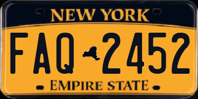 NY license plate FAQ2452