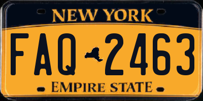 NY license plate FAQ2463