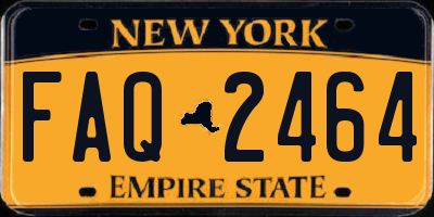 NY license plate FAQ2464