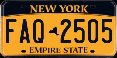 NY license plate FAQ2505