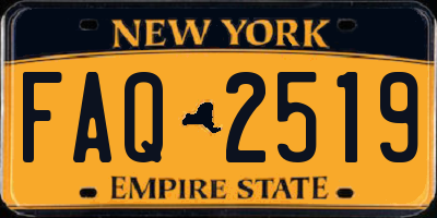 NY license plate FAQ2519