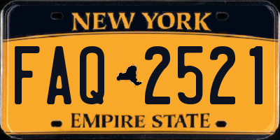 NY license plate FAQ2521