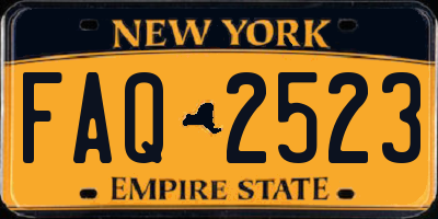 NY license plate FAQ2523