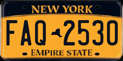 NY license plate FAQ2530