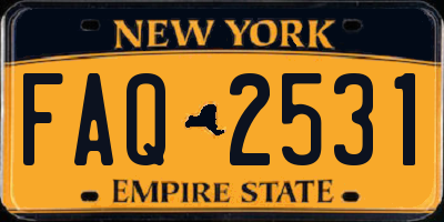 NY license plate FAQ2531