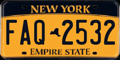NY license plate FAQ2532