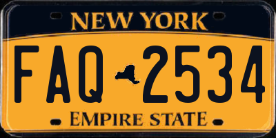 NY license plate FAQ2534