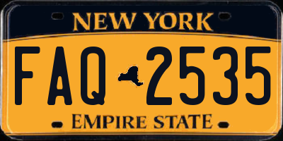 NY license plate FAQ2535