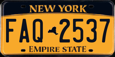 NY license plate FAQ2537