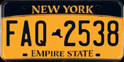 NY license plate FAQ2538