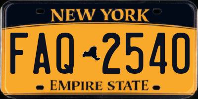 NY license plate FAQ2540