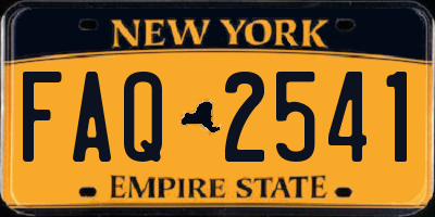 NY license plate FAQ2541