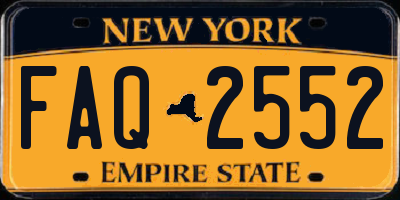 NY license plate FAQ2552