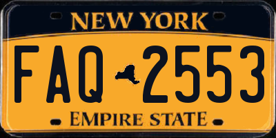 NY license plate FAQ2553
