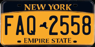 NY license plate FAQ2558