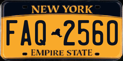 NY license plate FAQ2560