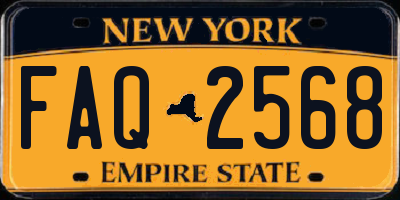 NY license plate FAQ2568