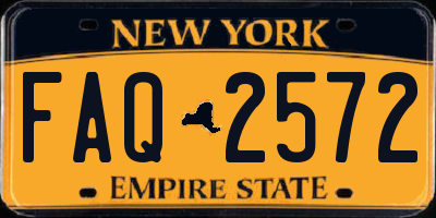 NY license plate FAQ2572