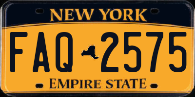 NY license plate FAQ2575