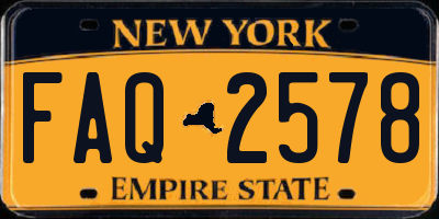 NY license plate FAQ2578