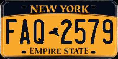 NY license plate FAQ2579