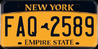 NY license plate FAQ2589