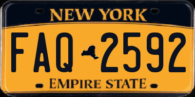 NY license plate FAQ2592