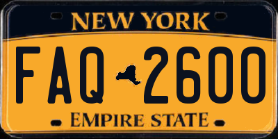 NY license plate FAQ2600