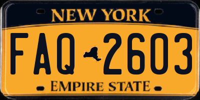NY license plate FAQ2603