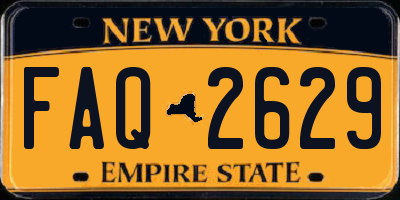 NY license plate FAQ2629