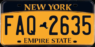 NY license plate FAQ2635
