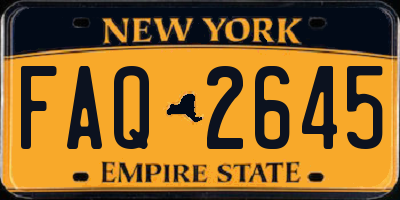 NY license plate FAQ2645