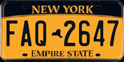 NY license plate FAQ2647