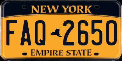 NY license plate FAQ2650